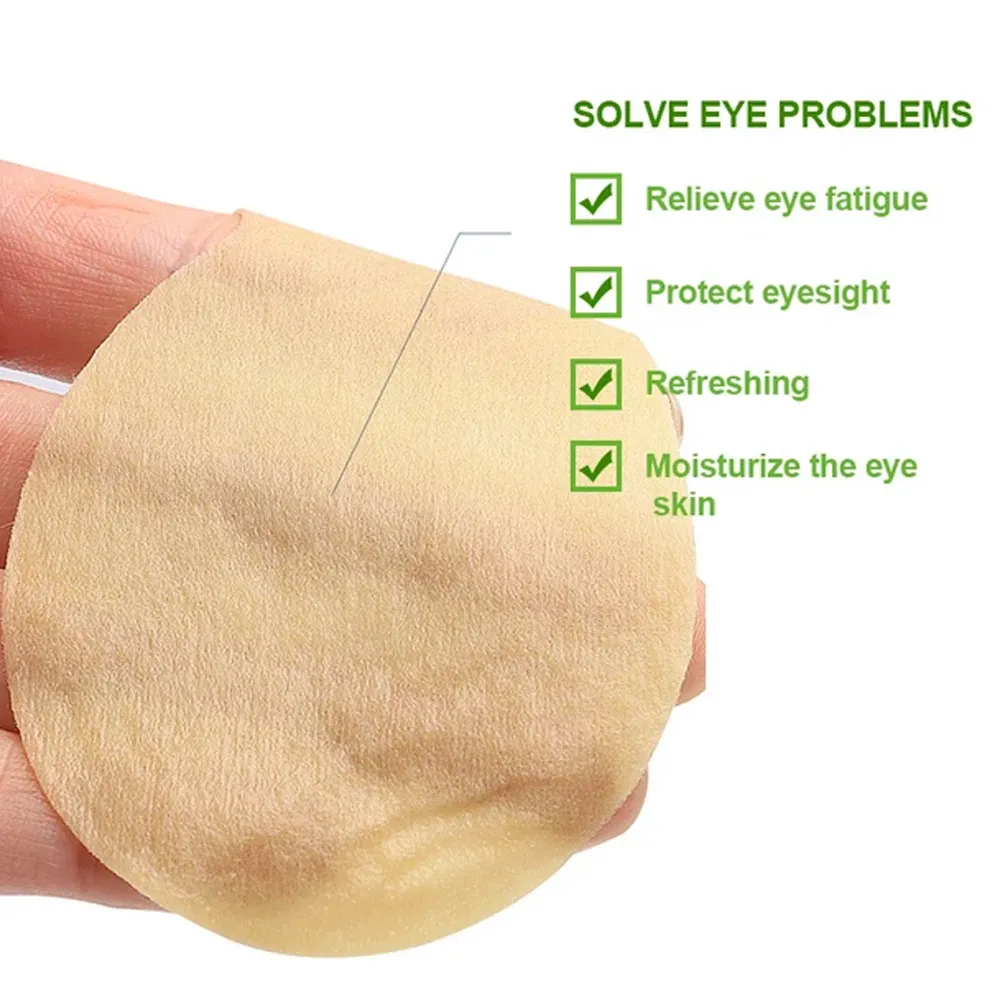 Patchs pour les yeux en situation
