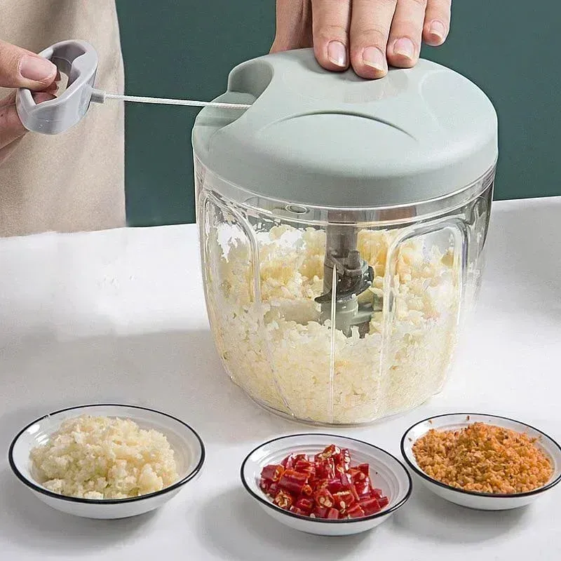 Presse-ail manuel multifonction, hachoir et coupe-légumes pour la cuisine 6