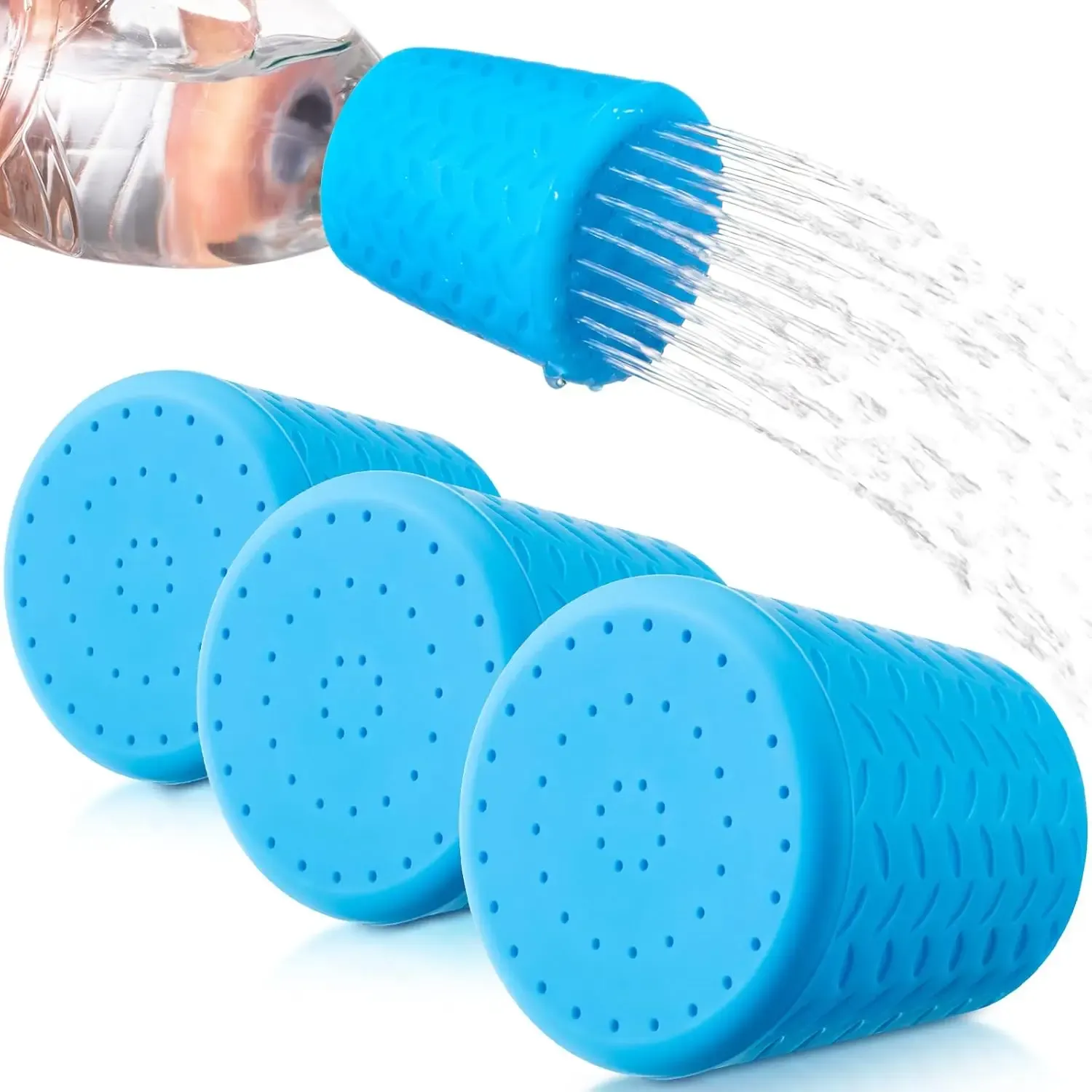 Le title is already in French, so I'll render it as a clean, professional product title:

Buse de douche portable pour bouteille, capuchon pulvérisateur pour le camping, la plage, les voyages en voiture et le lavage des pattes d'animaux, compatible avec la plupart des bouteilles de 16 oz à 2 L 8