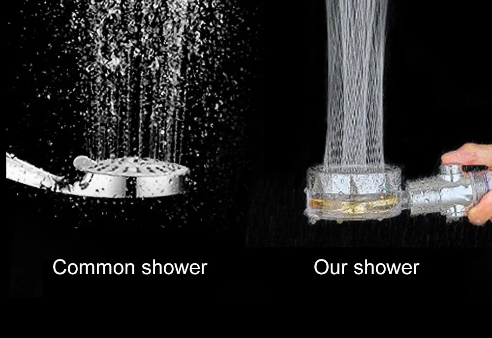 Pommeau de douche haute pression, effet pluie