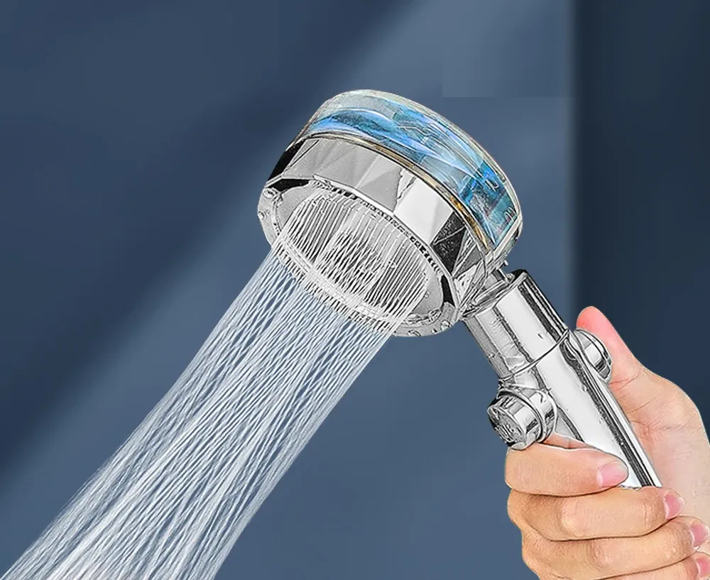 Pommeau de douche haute pression, détails du design