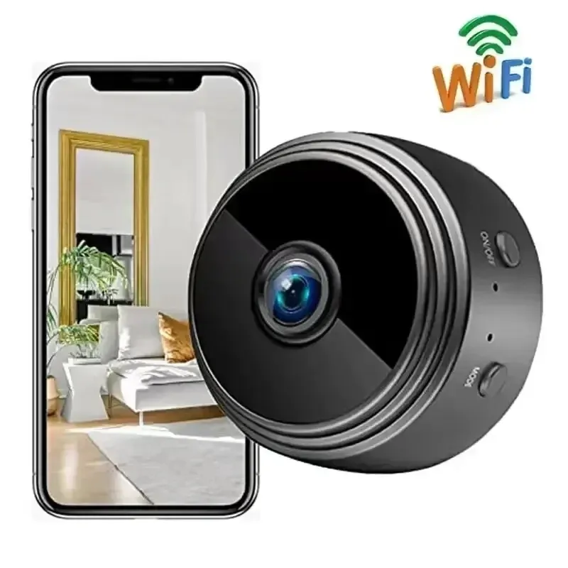 Caméra de surveillance WiFi mini A9 sans fil avec enregistrement vidéo et audio, caméra intelligente pour la maison et la surveillance des nourrissons 4
