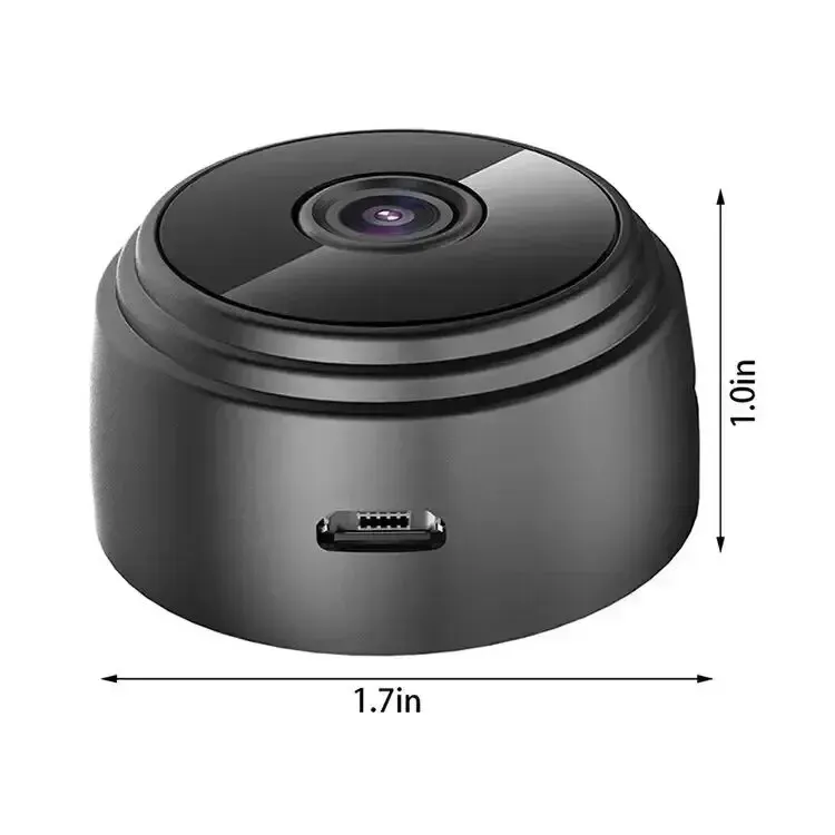 Mini caméra A9 WiFi, vue rapprochée
