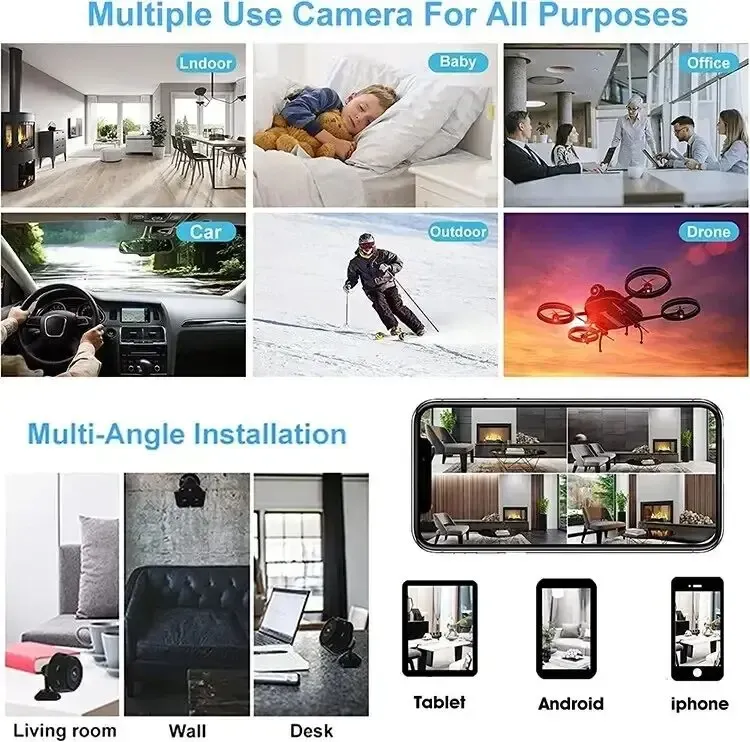 Mini caméra A9 WiFi, utilisation au quotidien