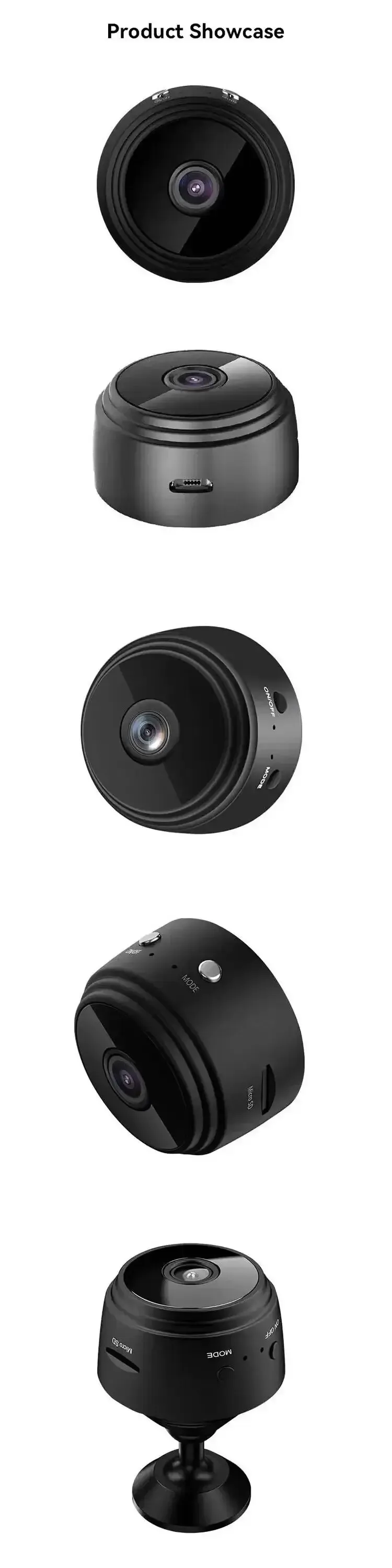 Mini caméra A9 WiFi, présentation finale