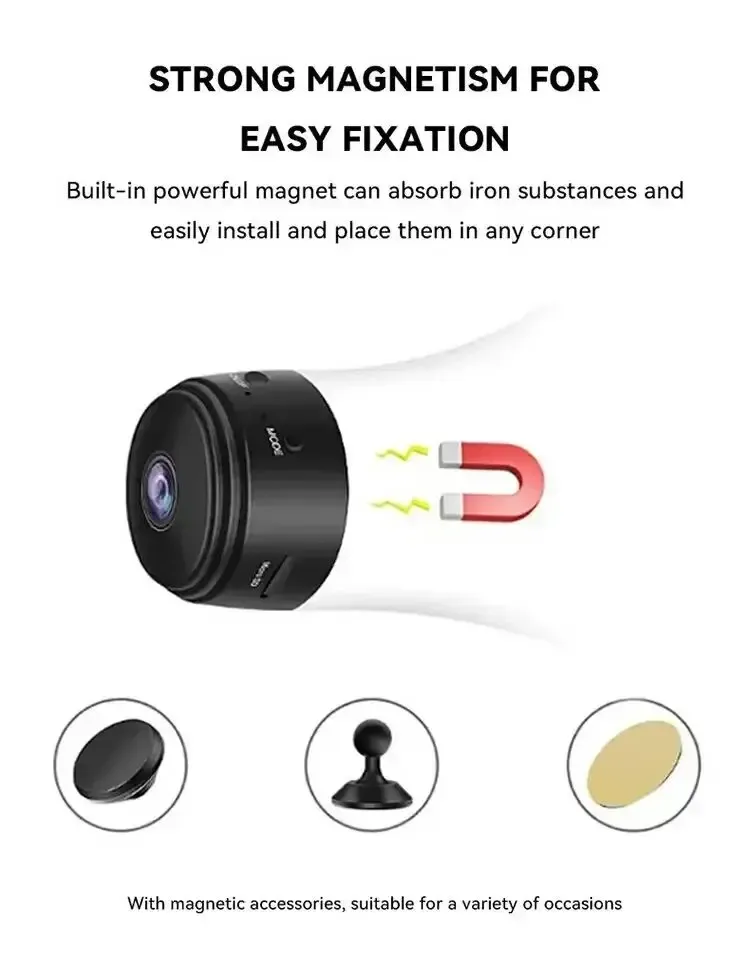 Mini caméra A9 WiFi, usage dans la maison