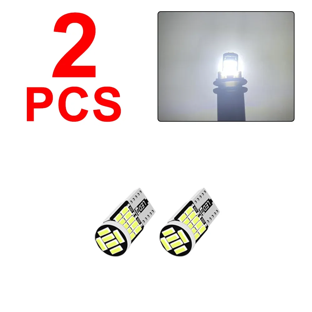2/4/10/20 ampoules LED T10 W5W Canbus 12V 4014-26SMD 6500K blanc pour éclairage intérieur de voiture : dôme, lecture, porte, coffre et plaque d'immatriculation 12