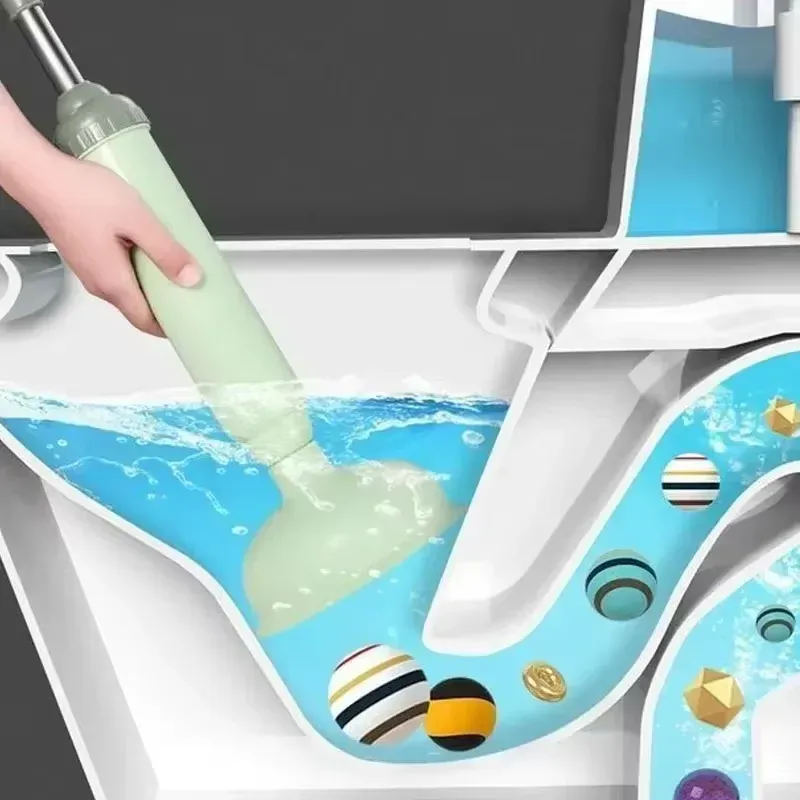 Déboucheur en silicone à pompe haute pression pour WC, éviers et canalisations de salle de bain et de cuisine 5