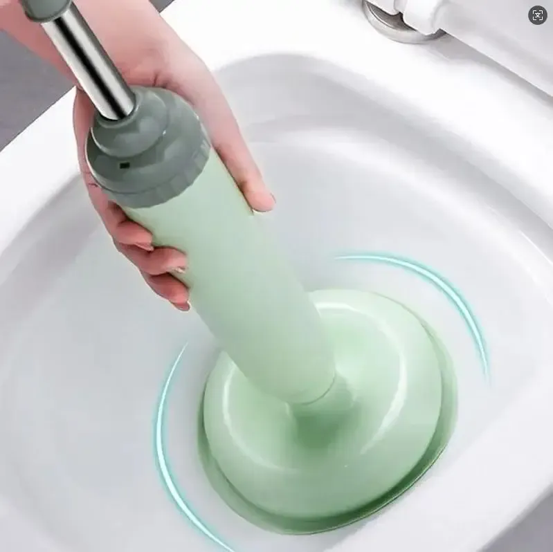 Vue détaillée du déboucheur WC en silicone