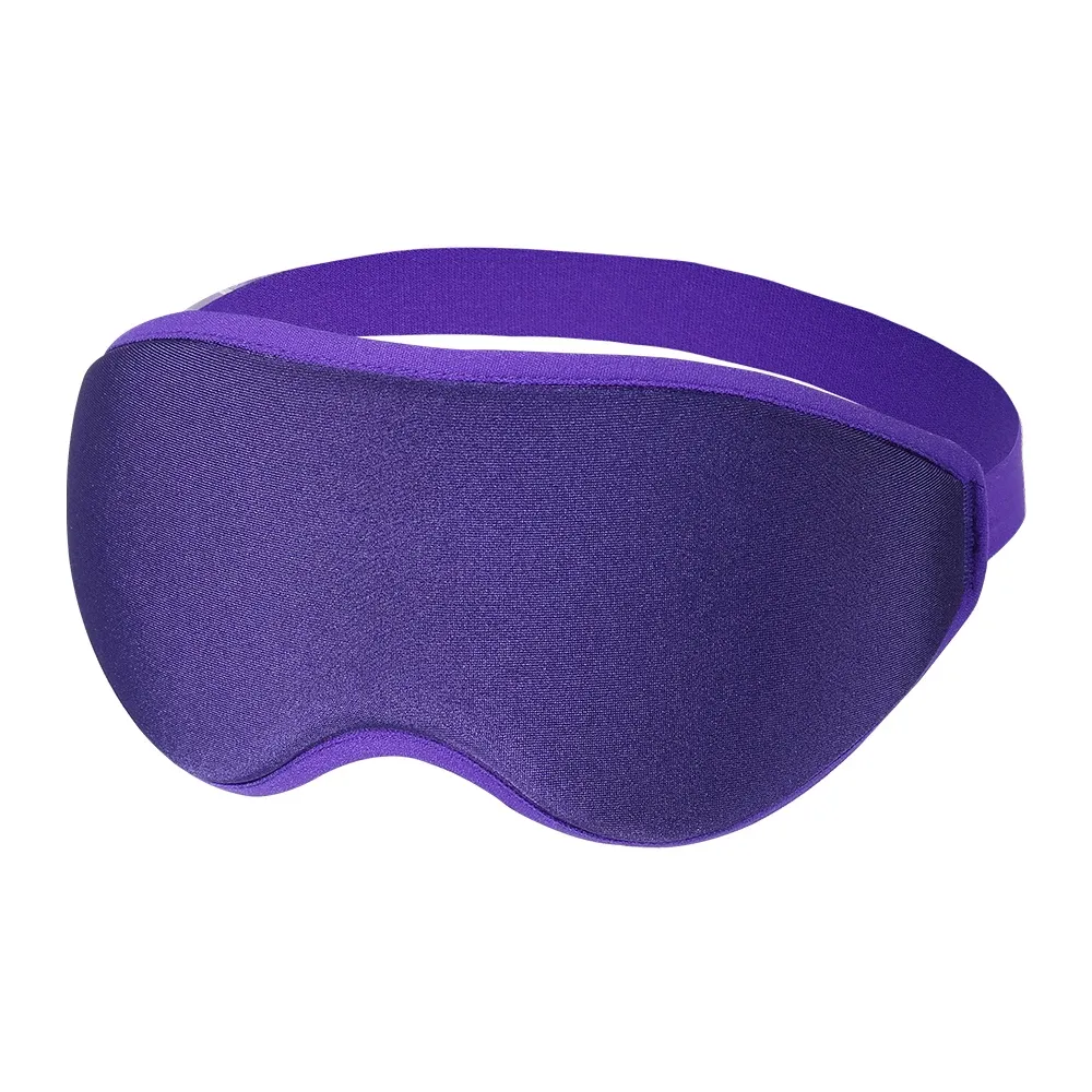 Masque de sommeil 3D respirant, masque occultant puissant, bandeau ajustable et portable, cache-yeux de voyage pour l'école, la maison et le bureau 8