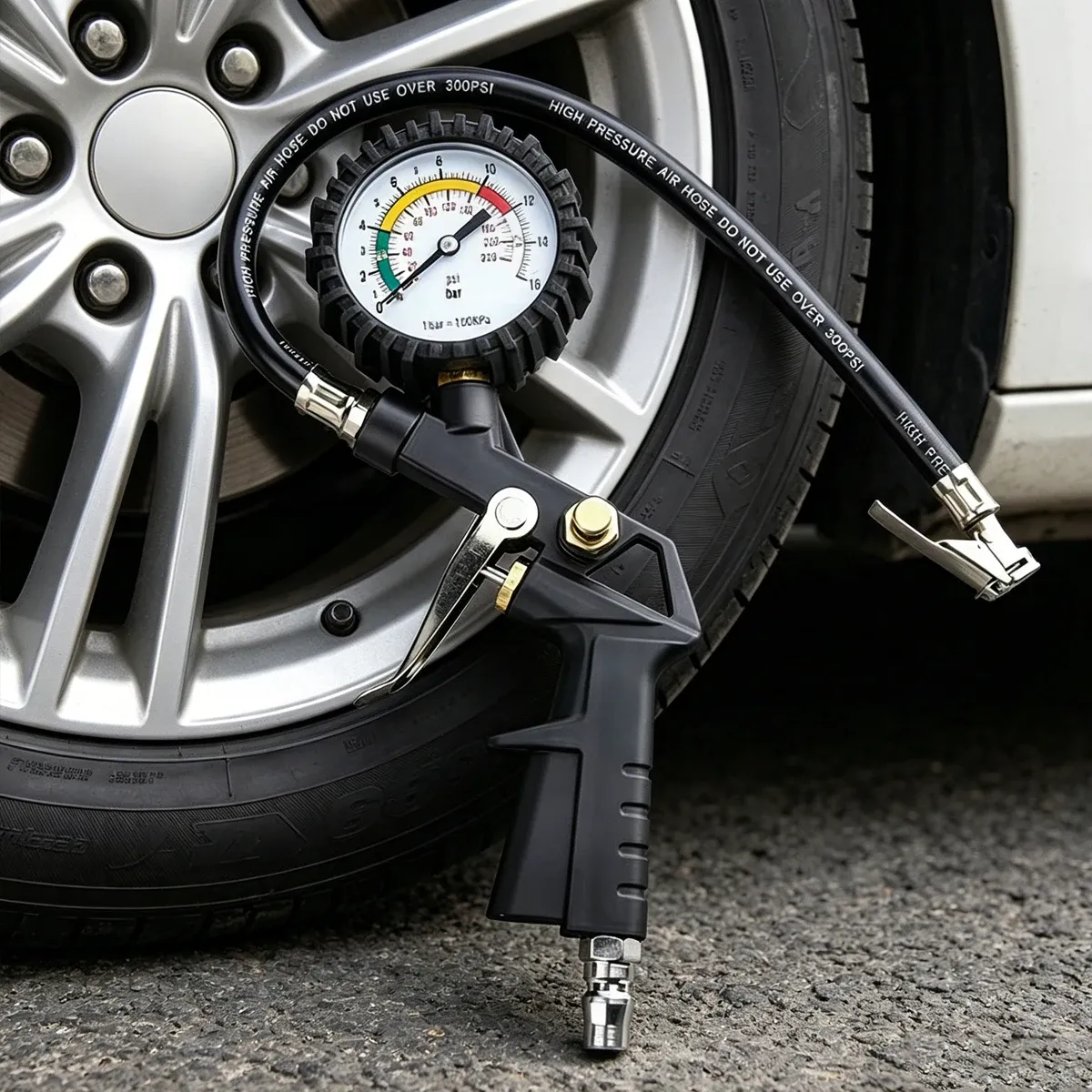 Manomètre numérique de pression des pneus pour automobile 2