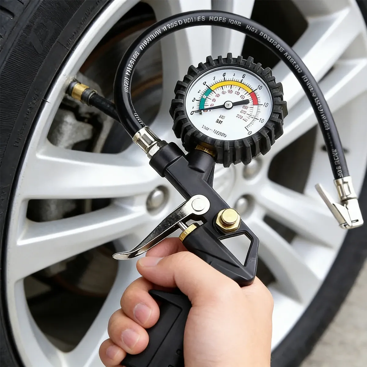 Manomètre numérique de pression des pneus pour automobile 5