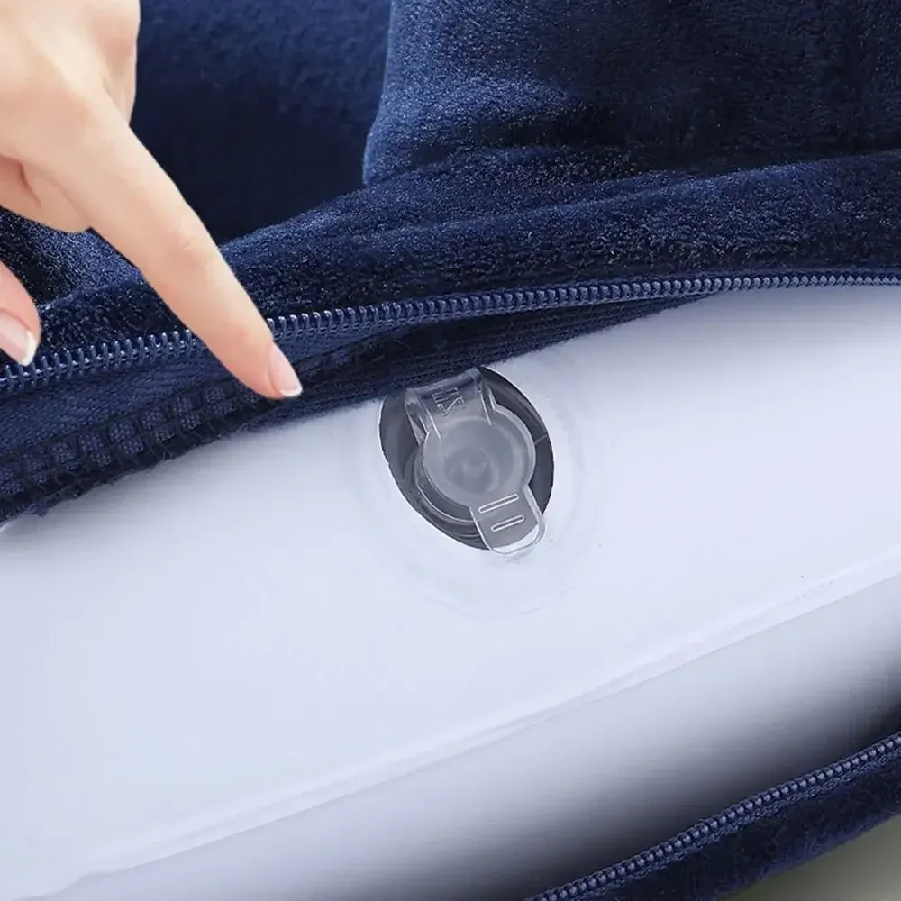 Oreiller de voyage gonflable, sac de transport