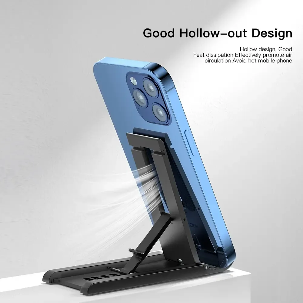 Support de bureau pliable et portable Essager, mini support de téléphone compatible iPhone 13 Pro Max, iPad et Xiaomi 4