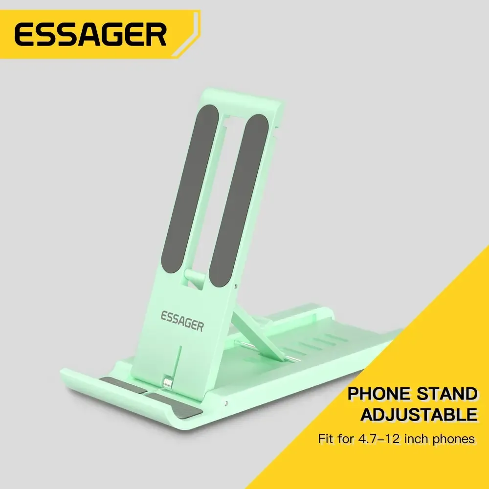 Support de bureau pliable et portable Essager, mini support de téléphone compatible iPhone 13 Pro Max, iPad et Xiaomi 6