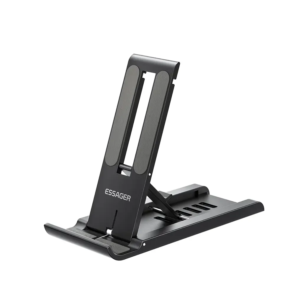 Support de bureau pliable et portable Essager, mini support de téléphone compatible iPhone 13 Pro Max, iPad et Xiaomi 9