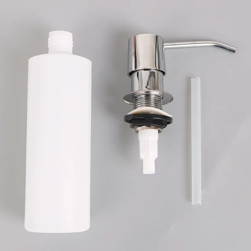 Distributeur de savon d'évier intégré vue détaillée