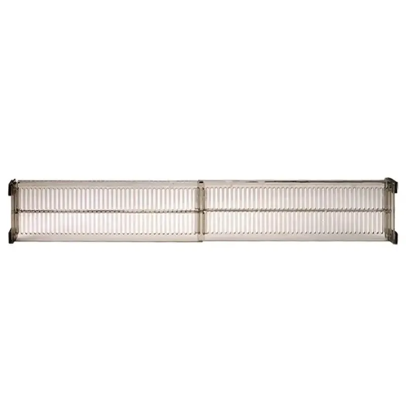 Séparateur de tiroir réglable en lot de 2, diviseur de rangement durable sans perforation pour placard et garde-robe 6