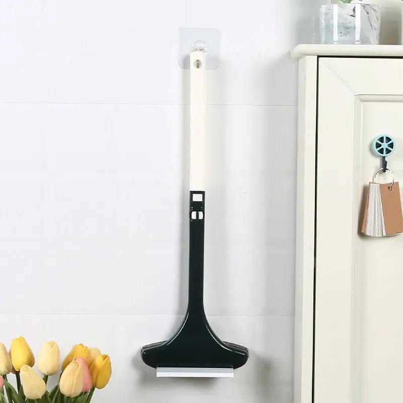 Brosse de nettoyage télescopique pour moustiquaires, rideaux et tapis 8