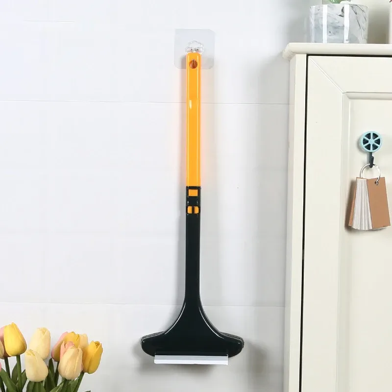 Brosse de nettoyage télescopique pour moustiquaires, rideaux et tapis 7