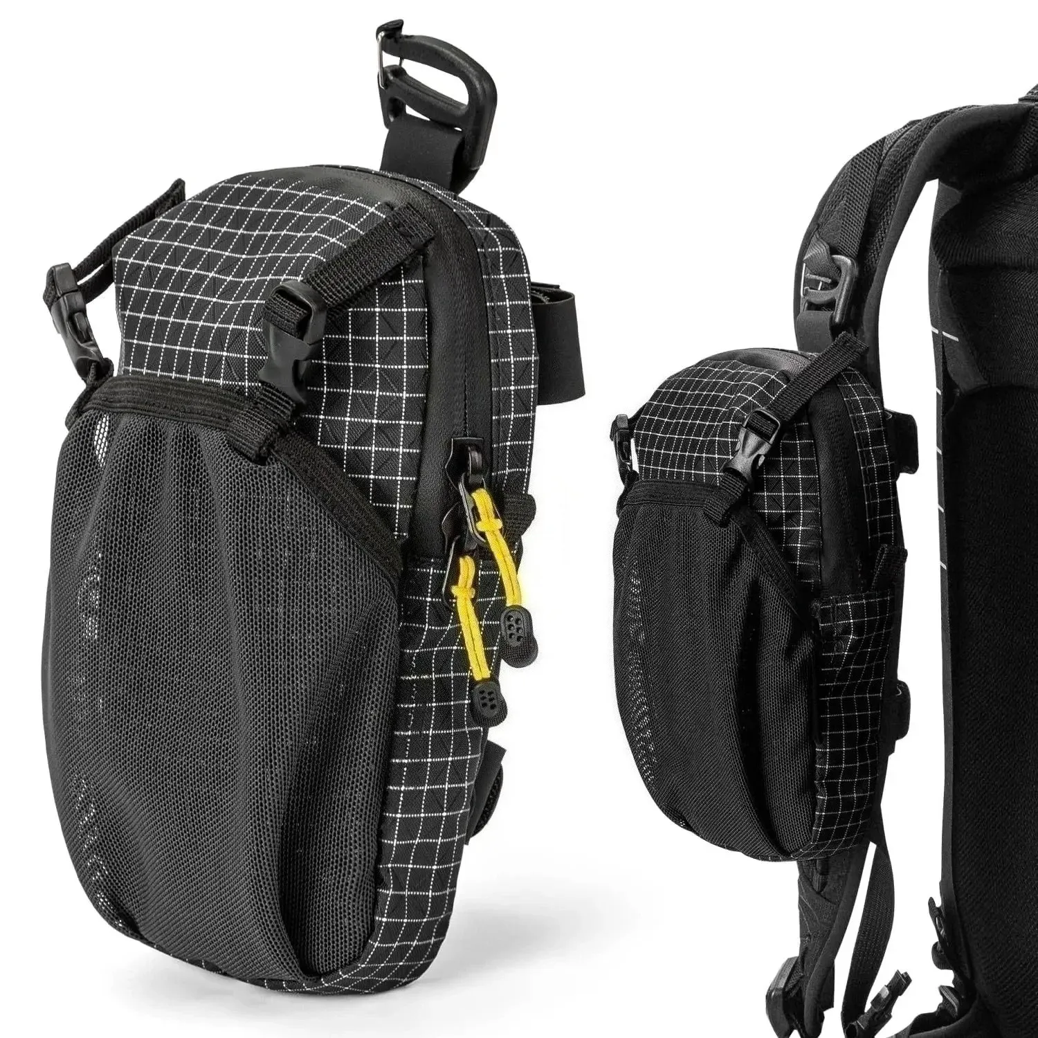 Pochette étanche pour smartphone à fixer sur bretelle de sac à dos, idéale pour le sport, la randonnée et le camping 9