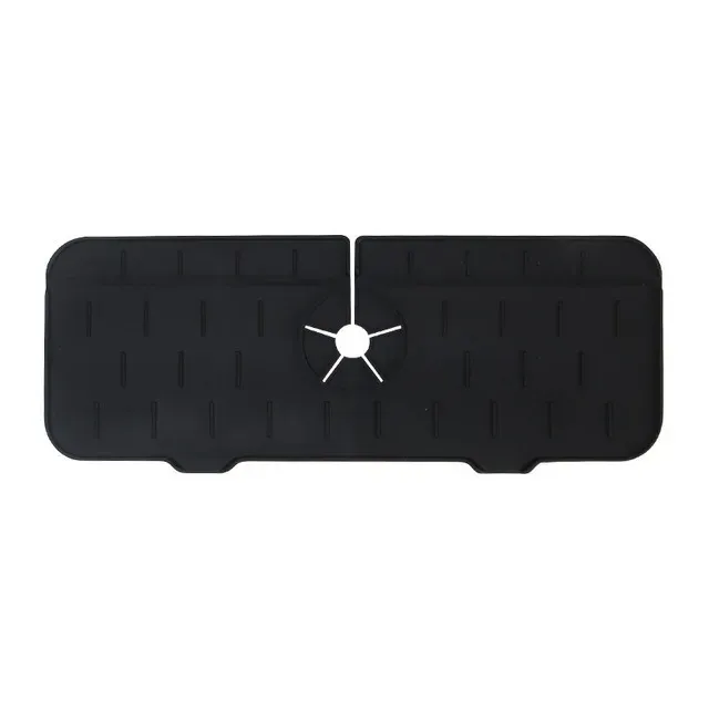 Tapis absorbant en silicone pour robinet de cuisine, protection anti-éclaboussures pour évier 6