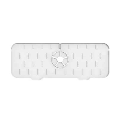 Tapis absorbant en silicone pour robinet de cuisine, protection anti-éclaboussures pour évier 9