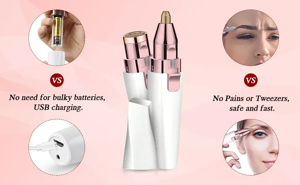 Tondeuse à sourcils Dighealth - accessoires inclus