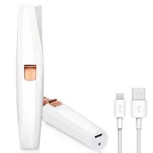 Tondeuse à sourcils 2 en 1 rechargeable Dighealth, épilateur visage indolore avec éclairage LED intégré 7