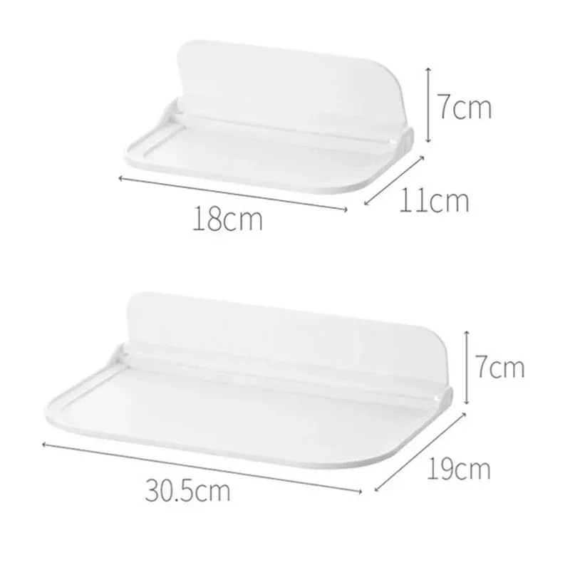 Étagère murale pliable, mise en situation