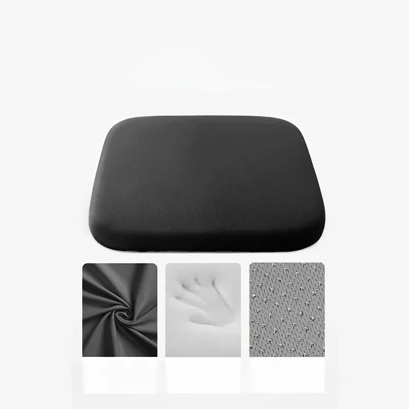 Coussin de siège ergonomique en mousse à mémoire de forme à rebond lent pour voiture, bureau et étudiants 9