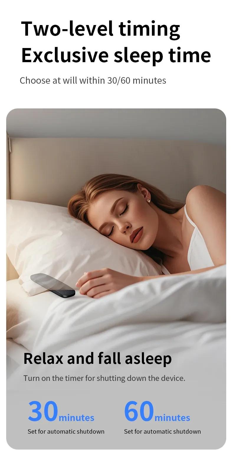 Haut-parleur de sommeil utilisé au lit