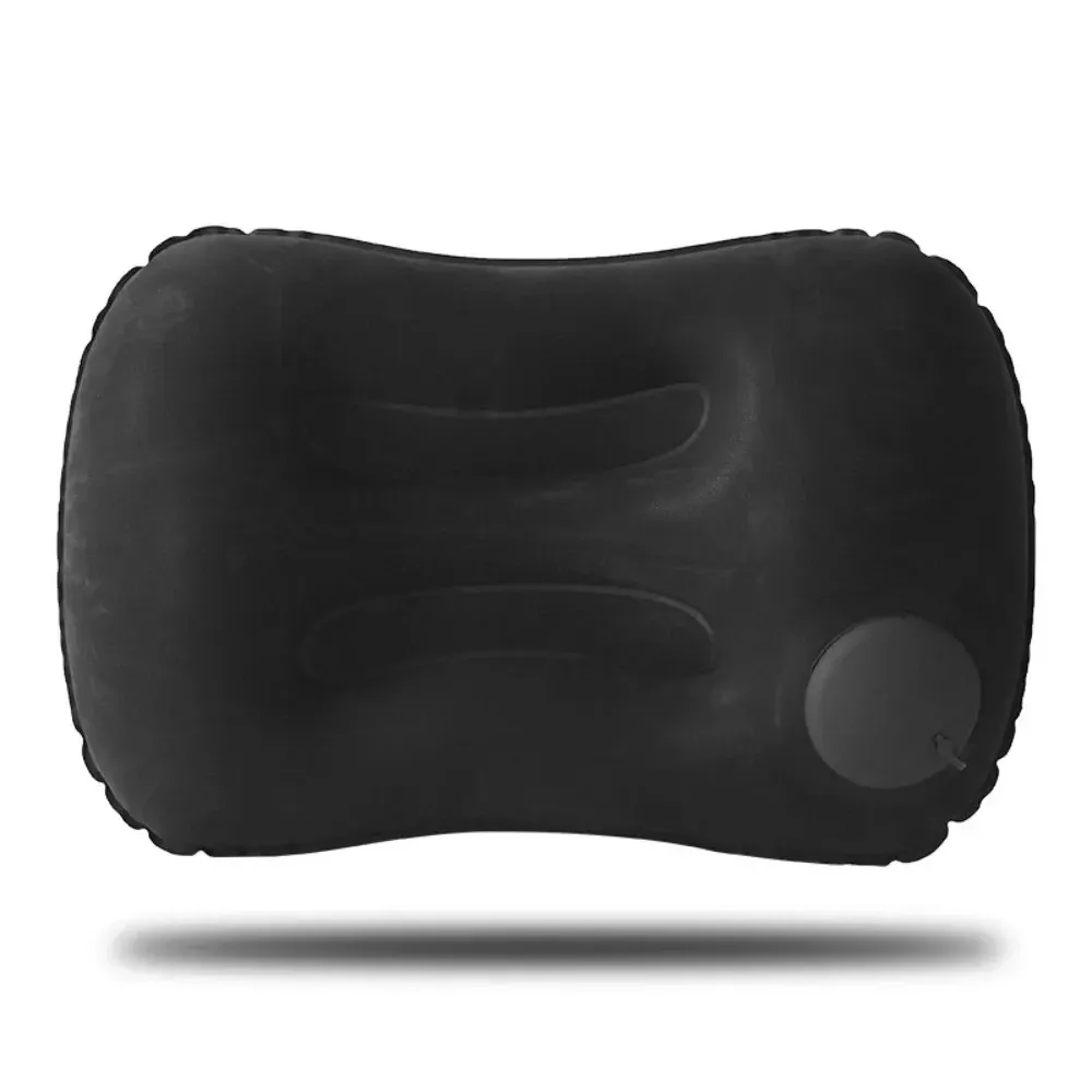 Oreiller gonflable portable ultra doux pour le cou et les lombaires, idéal pour le camping, la piscine et les voyages en voiture 2