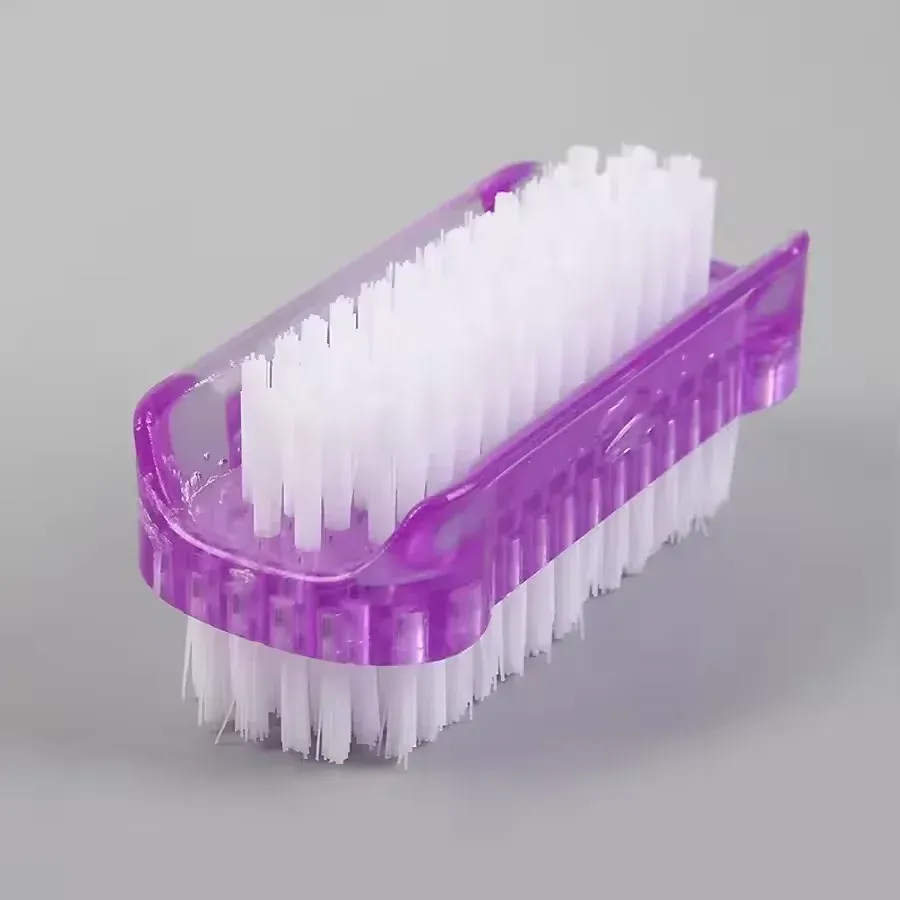 Brosse de nettoyage des ongles double face pour manucure et pédicure, pour doigts et orteils 8