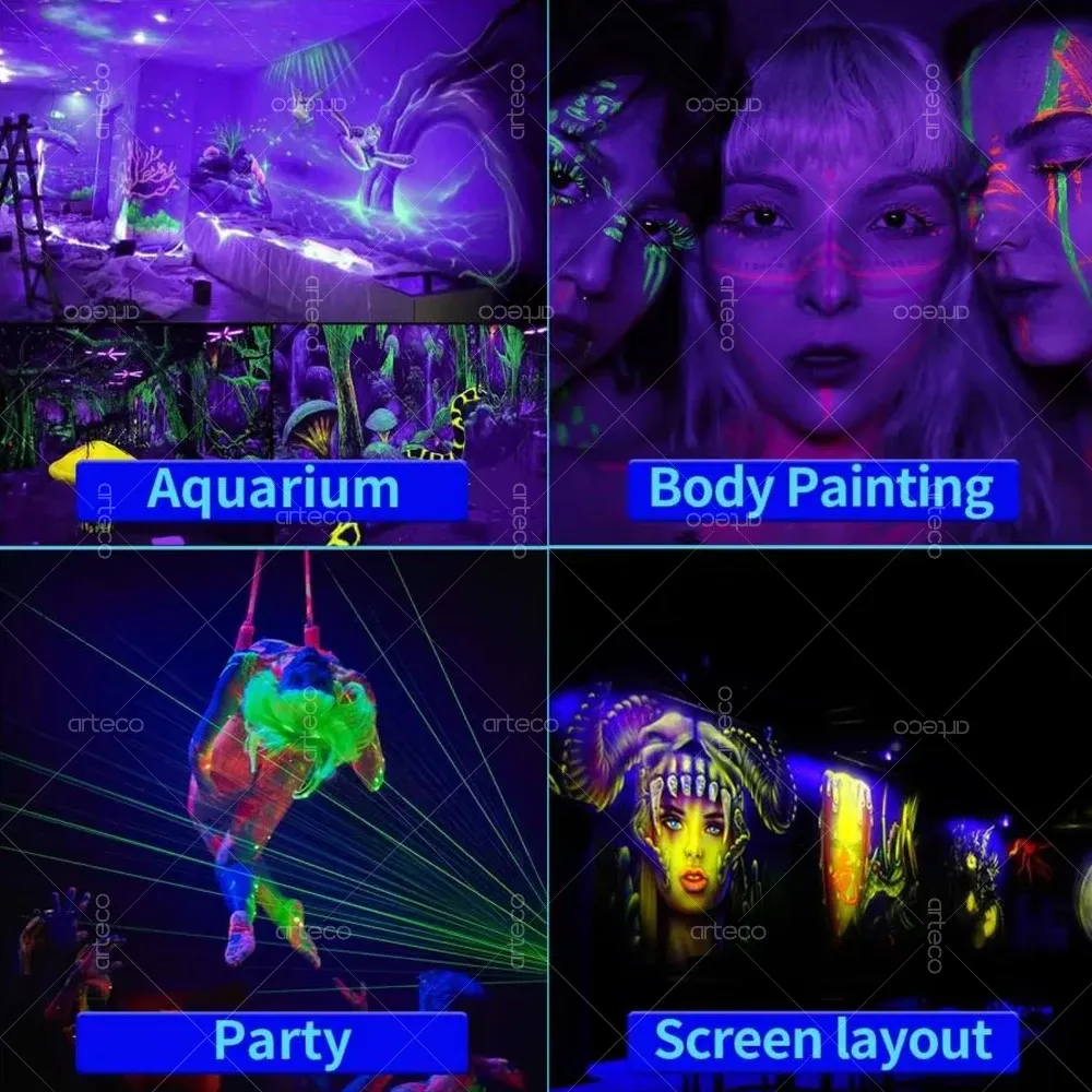 Ruban LED UV pour décor de soirée