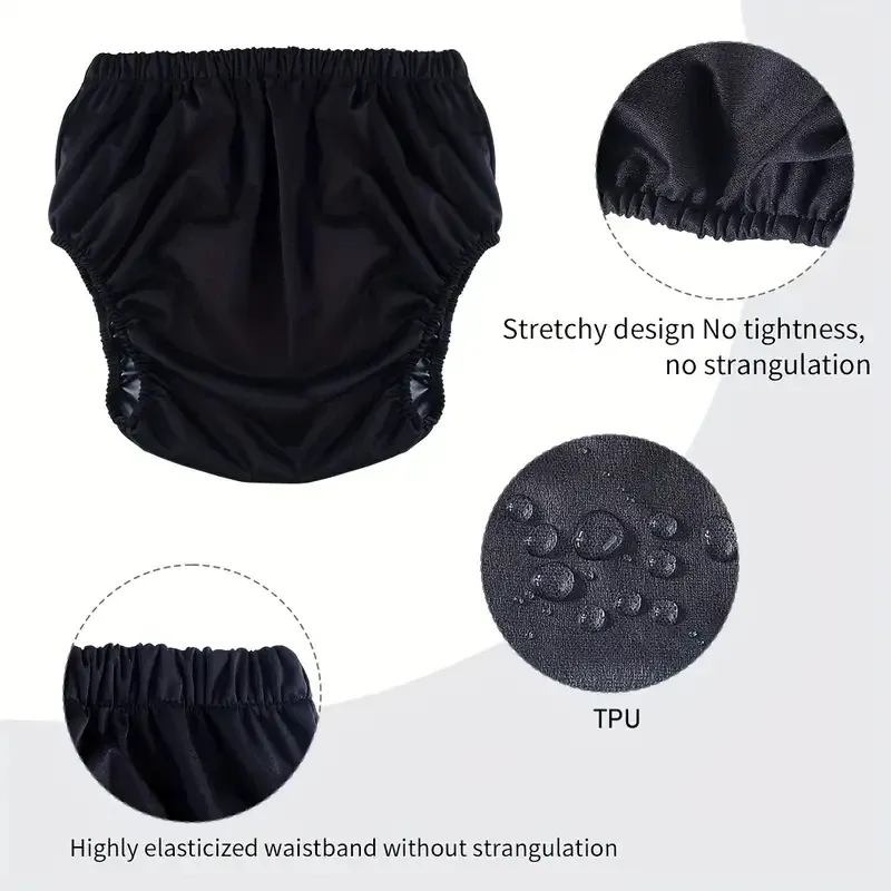 Couche-culotte imperméable et lavable pour adultes, réutilisable, protection anti-fuites 6
