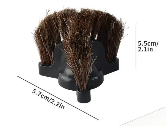 CAFEMASY – Pièce de rechange, tête de brosse et grattoirs de nettoyage du café 51/53/58 mm pour nettoyeur de porte-filtre automatique QuinSpin 9