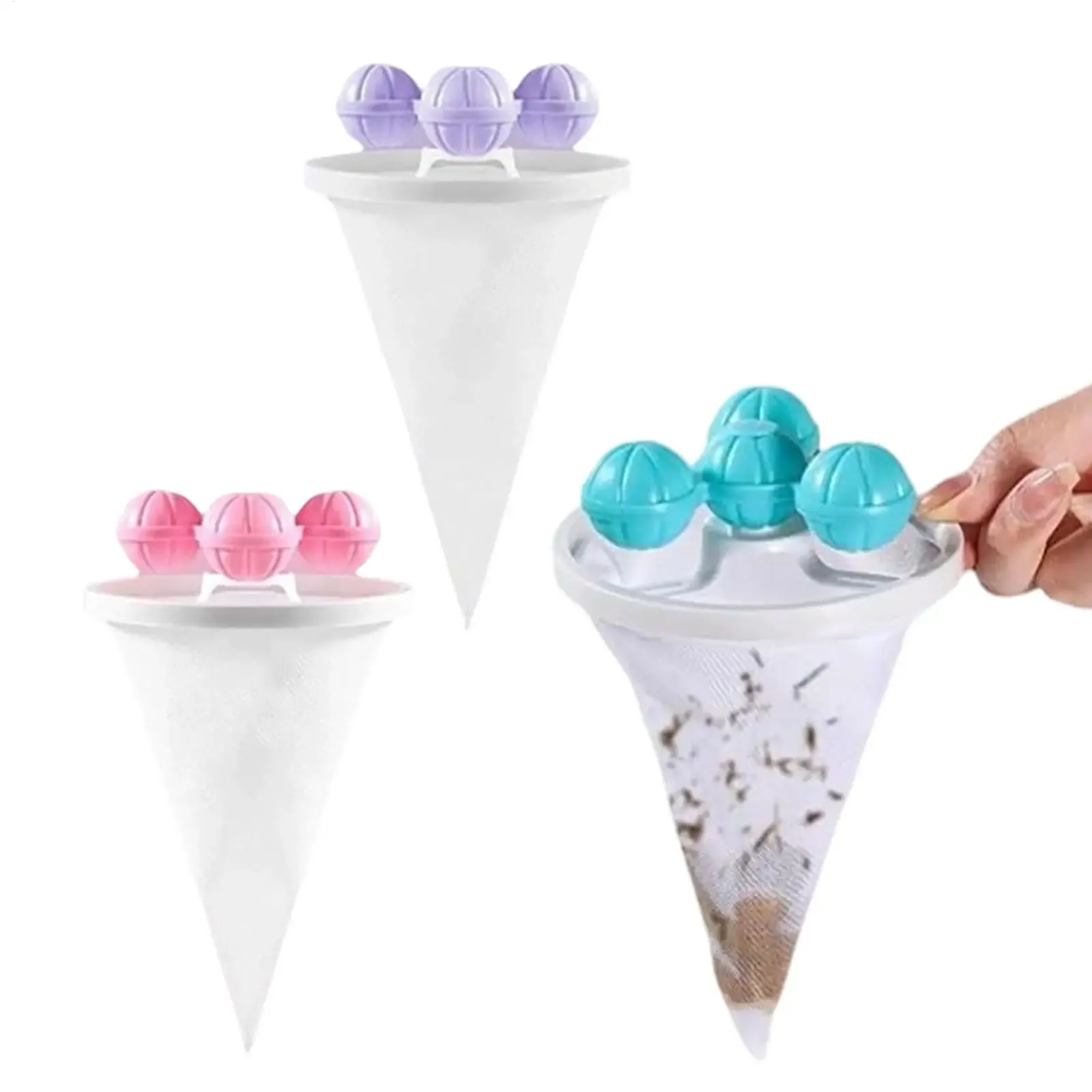 Filtre à peluches flottant pour machine à laver