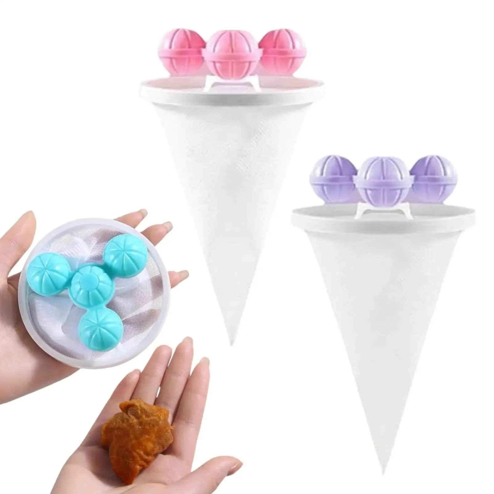 Filtre à peluches flottant pour machine à laver