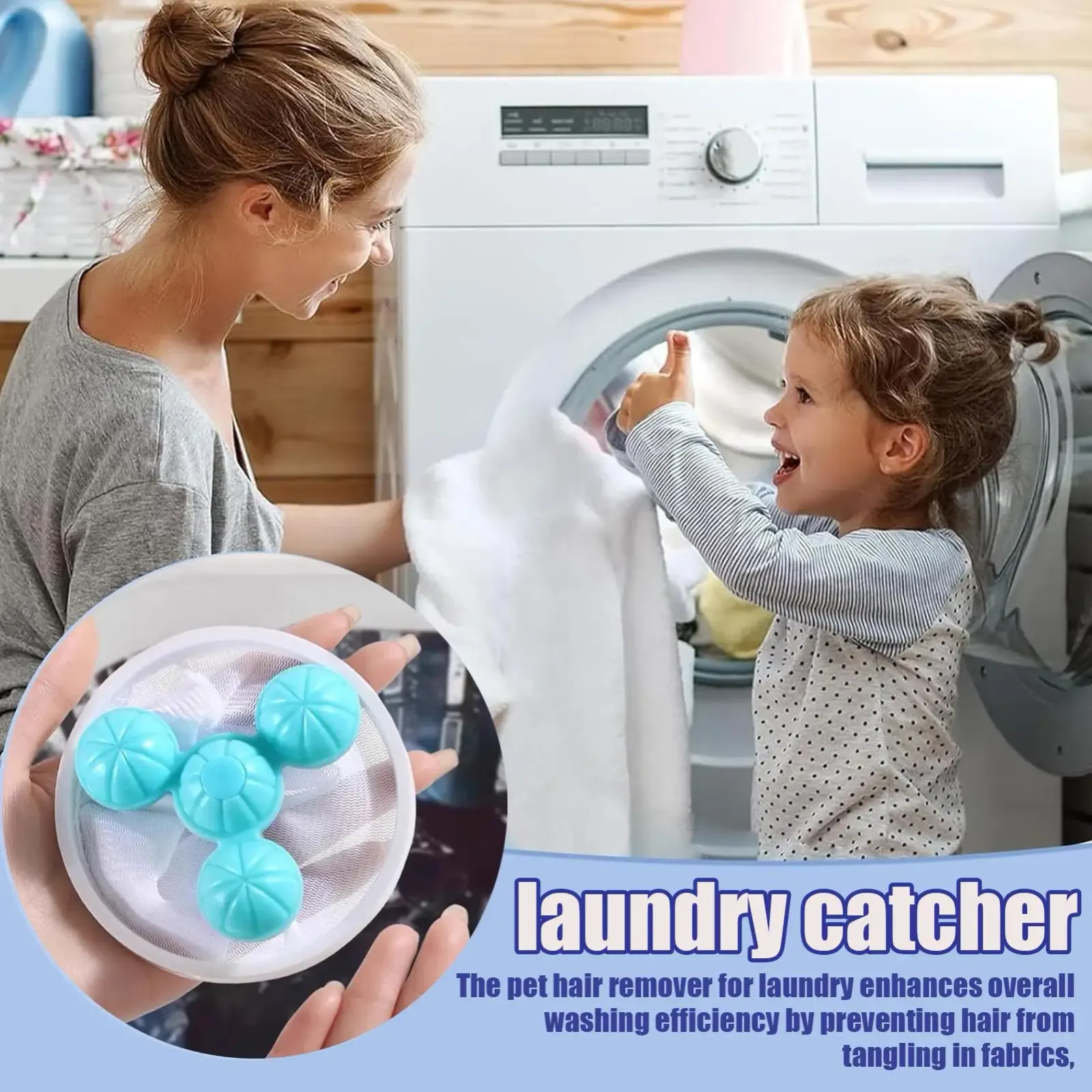 Filtre à peluches flottant pour machine à laver