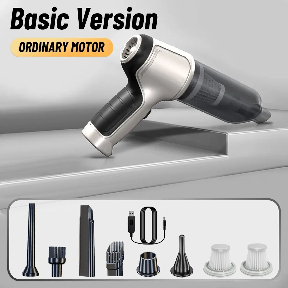 Aspirateur de voiture sans fil 95000 Pa, aspirateur à main haute puissance, souffleur polyvalent pour voiture et maison 9