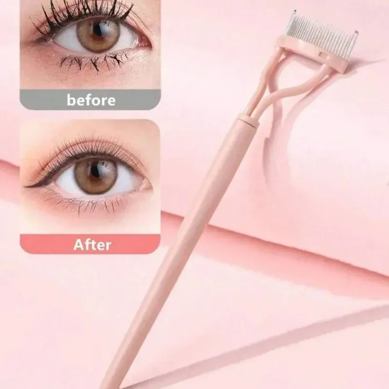 Peigne courbé pour cils, détail de la bande de peigne