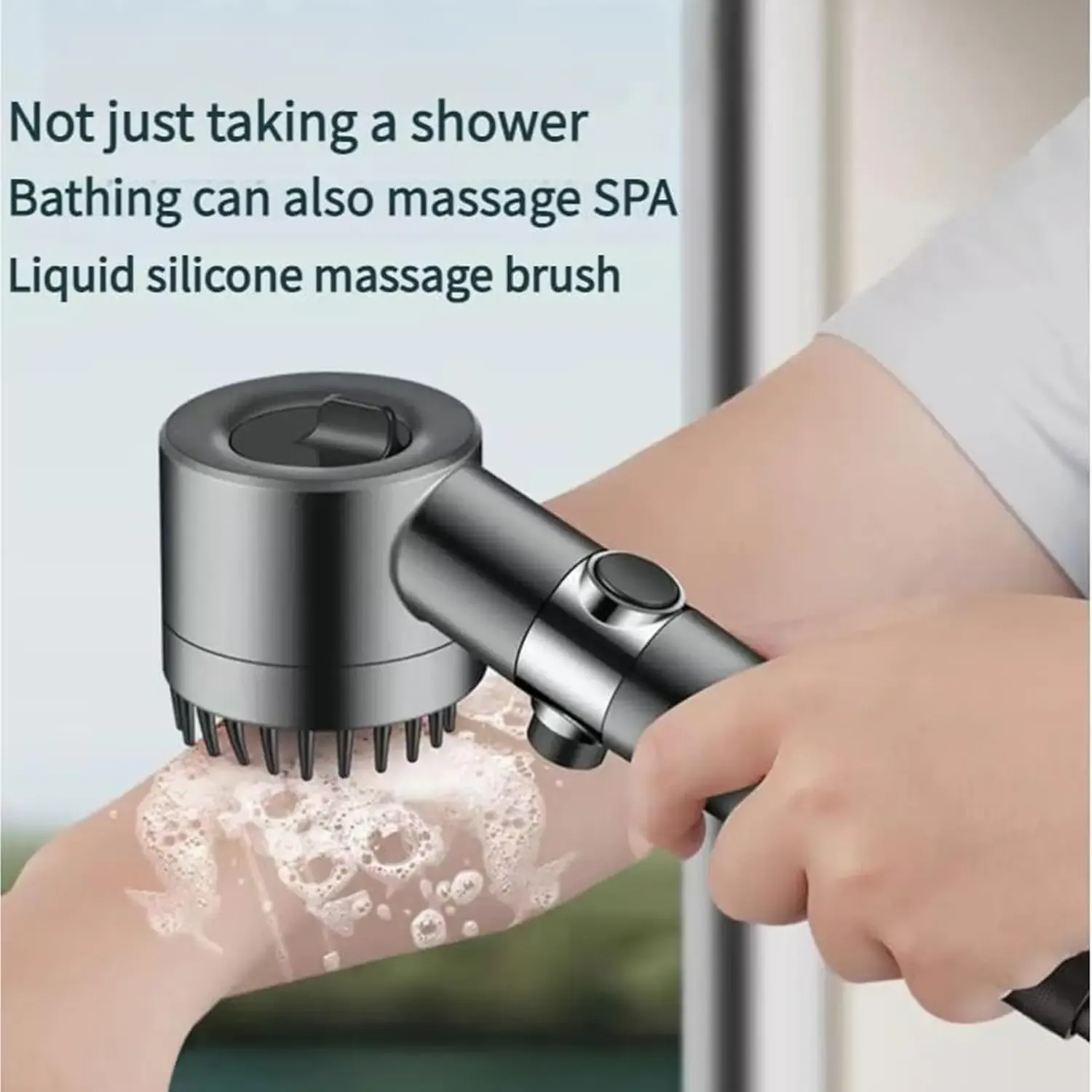 Robinetterie de salle de bain à jet ionique avec filtre pour douchette, turbocompresseur et plusieurs modes de pulvérisation 3
