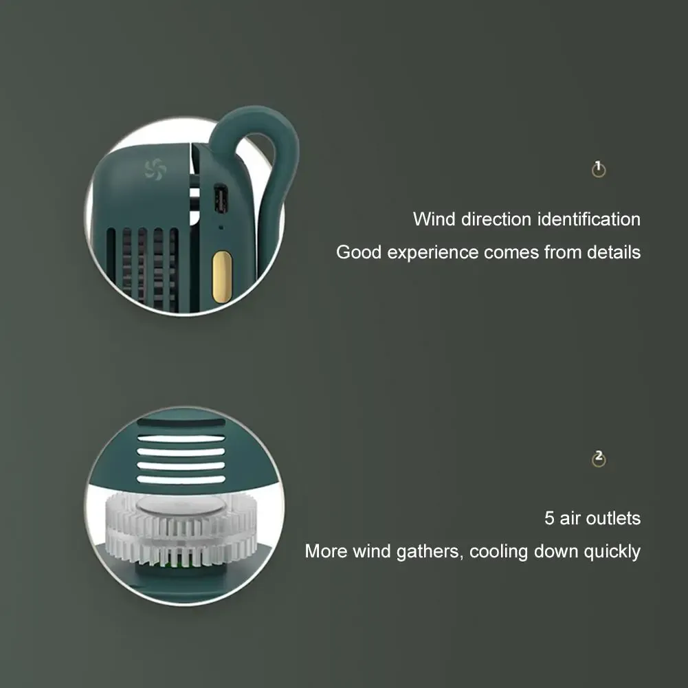 Mini ventilateur portable silencieux, pour le travail