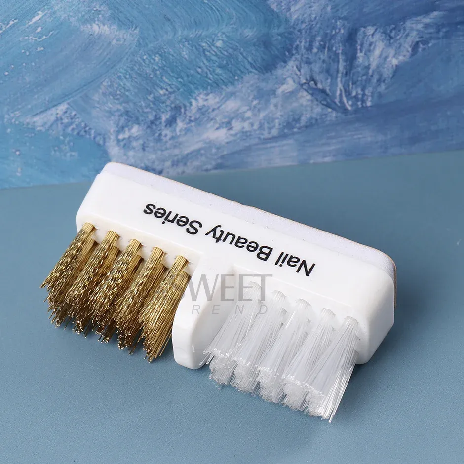 Brosse de nettoyage pour outils de manucure, finitions soignées