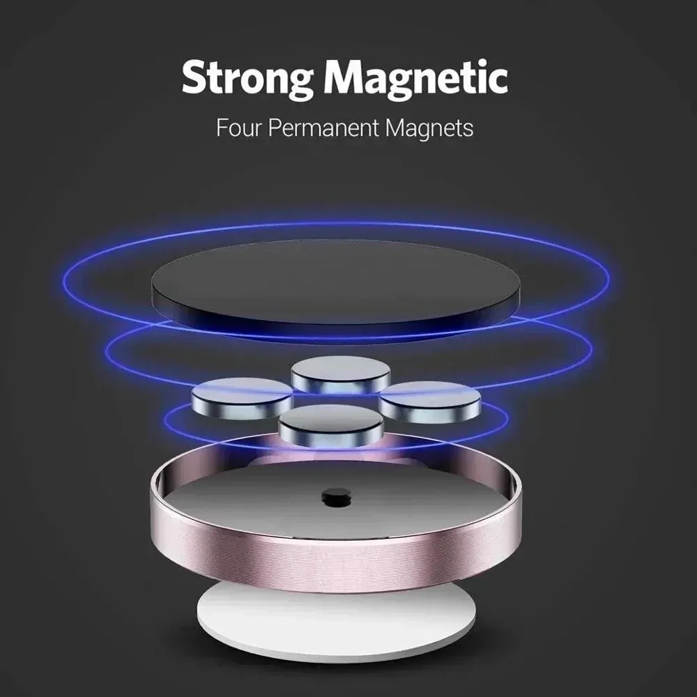 Support magnétique universel pour téléphone de voiture avec plaque adhésive, fixation sur tableau de bord, compatible iPhone, Xiaomi, Huawei et Samsung 3