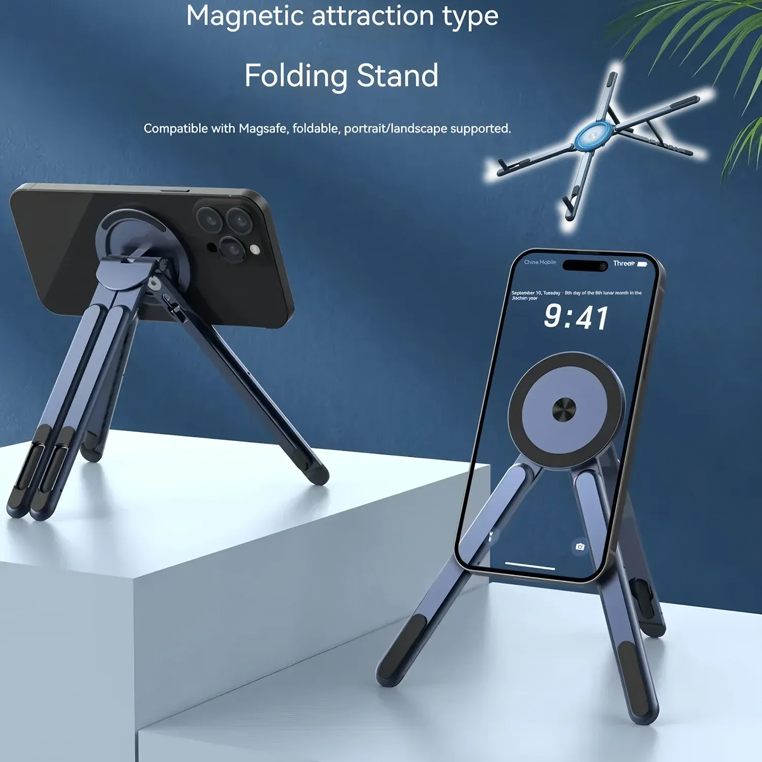 Détail du support magnétique pour téléphone