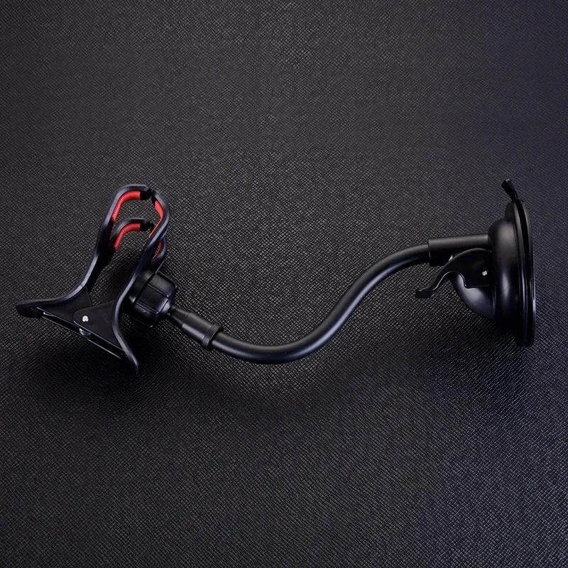 Support de téléphone universel pour voiture à rotation 360 degrés, flexible, pour tableau de bord et pare-brise, compatible GPS et bureau 5