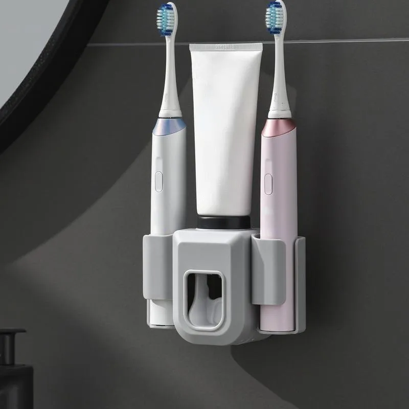 Porte-brosse à dents mural en situation