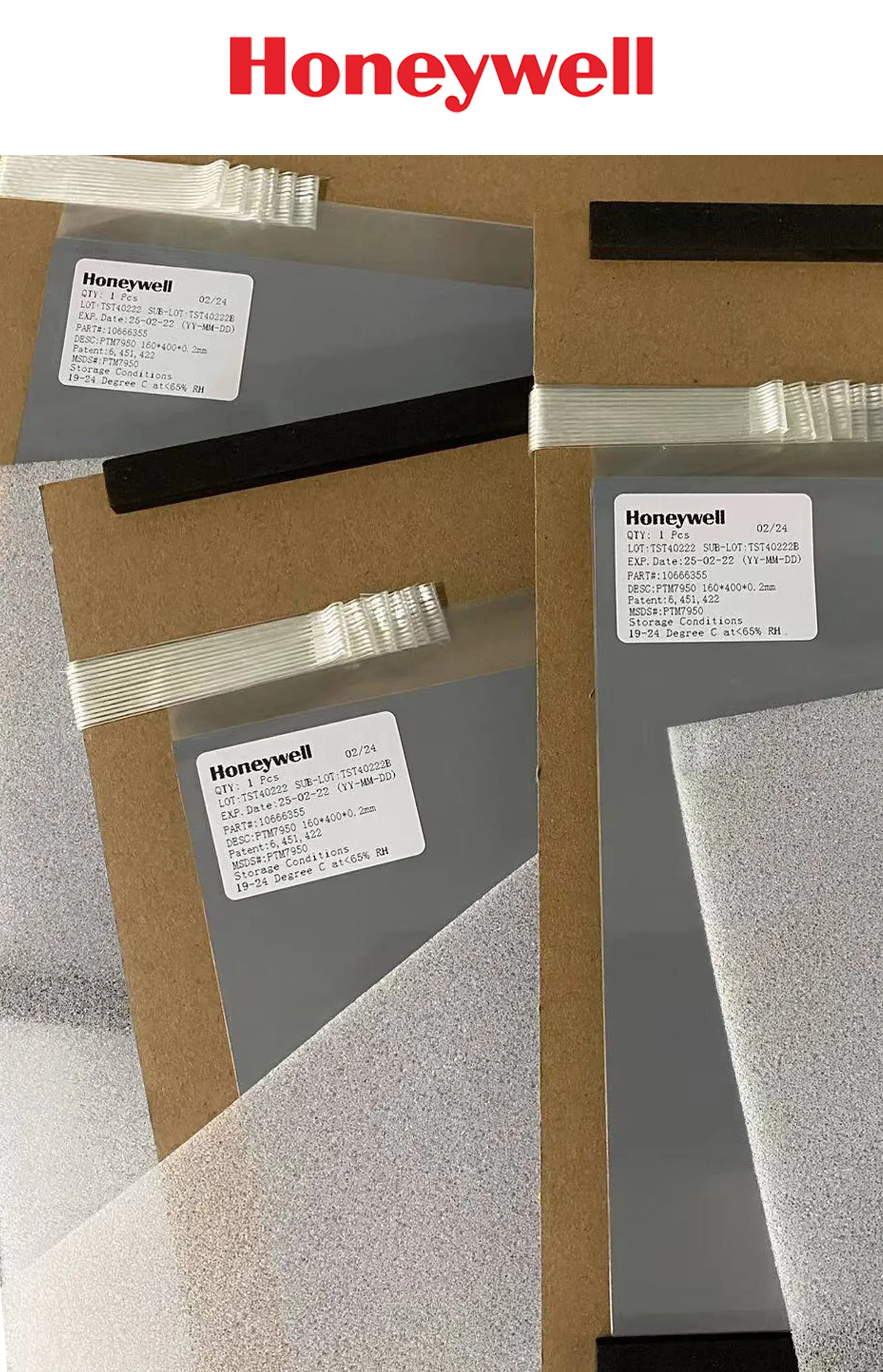 Pâte thermique à changement de phase Honeywell PTM7950 – 8,5 W/m·K pour ordinateur portable, processeur et carte graphique 3